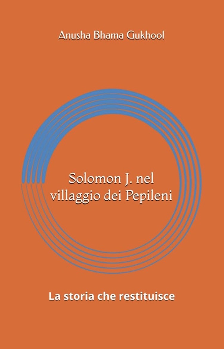 Copertina fronte di Solomon J. nel villaggio dei Pepileni, con il bambino e il mantello stellato